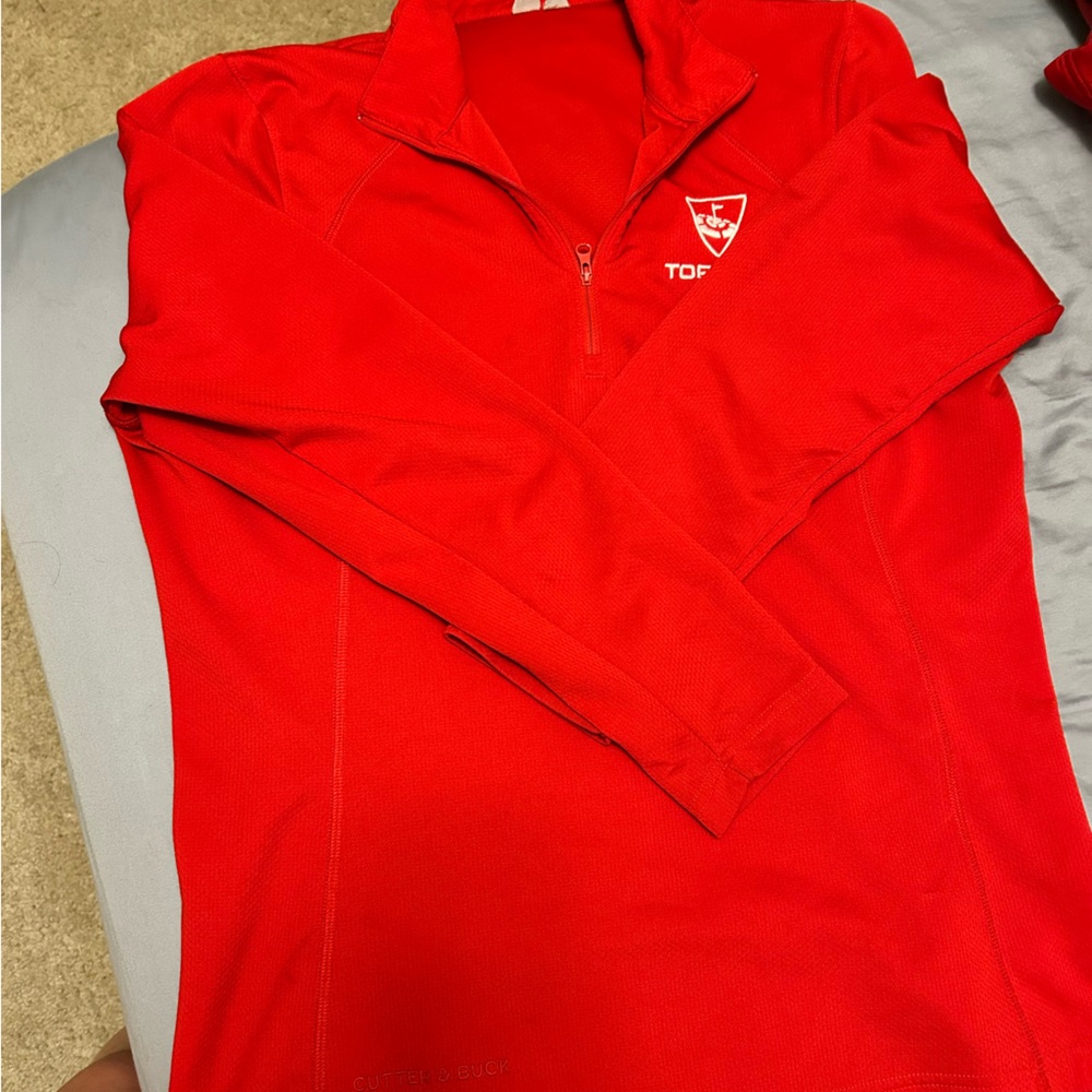 Topgolf Red Pullover